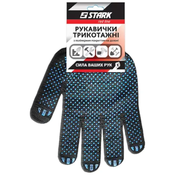 Mănuși de protecție Stark Work gloves Bumbac/ Black photo 1