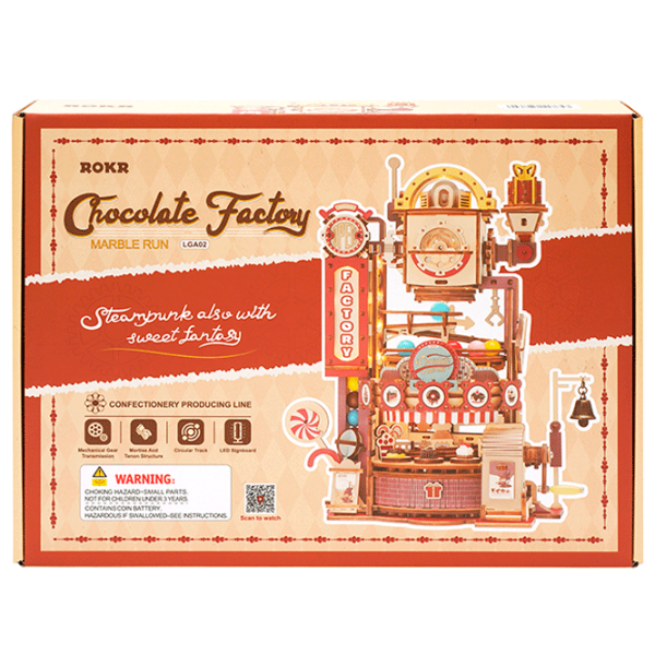 Пазл 3D ROBOTIME Chocolate Factory 14+/ Количество деталей: 420 photo 1