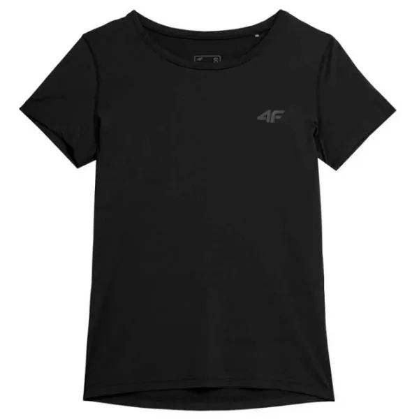 Tricou pentru femei 4F 4FAW23TFTSF445 90% poliester, 10% elastan/ Black photo 1