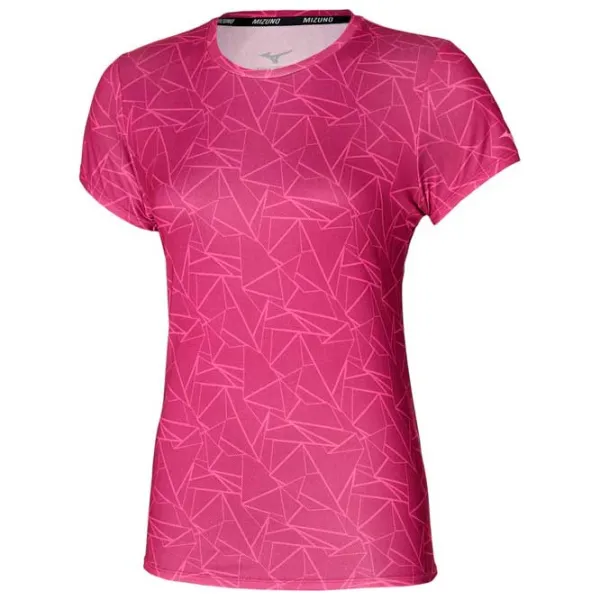 Футболка для женщин Mizuno J2GA2206 100% полиэстер/ Pink photo 1