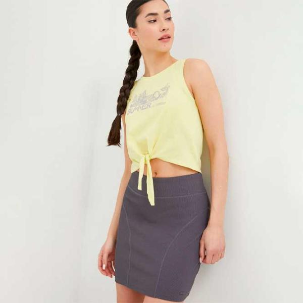 Tricou pentru femei 4F 4FSS23TTSHF566 100% poliester/ Yellow photo 3