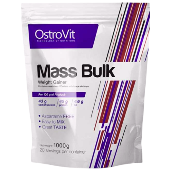 Gainer OstroVit Mass Bulk (5902232612837) 1000 g photo 1 Gainer OstroVit Mass Bulk (5902232612837) 1000 g photo 1