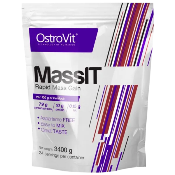 Gainer OstroVit Mass IT (5902232612103) 3400 g photo 1 Gainer OstroVit Mass IT (5902232612103) 3400 g photo 1