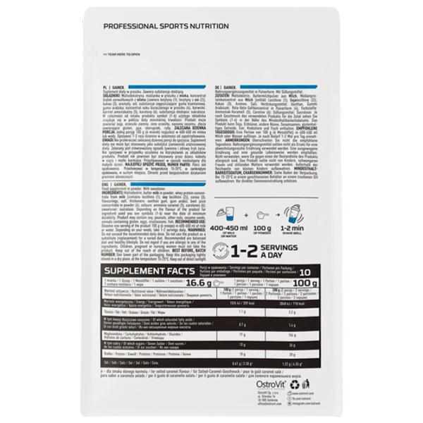 Gainer OstroVit Mass IT (5902232610482) 1000 g photo 3 Gainer OstroVit Mass IT (5902232610482) 1000 g photo 3