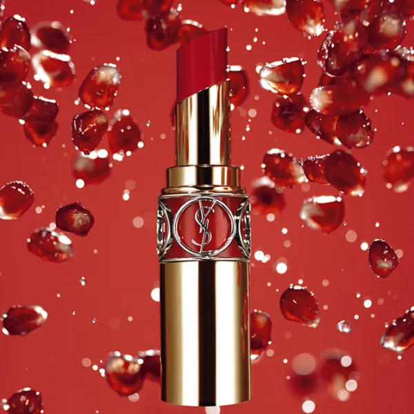 Губная помада Yves Saint Laurent ROUGE VOLUPTE SHINE Stick/ Tangerine photo 4