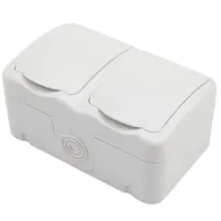 Priză Kranz KR-78-0606 220 - 240 V/ Type-E/ White