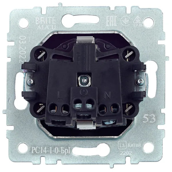Priză IEK BR-R14-16-K53 230 V/ Type-F/ Graphite photo 5 Priză IEK BR-R14-16-K53 230 V/ Type-F/ Graphite photo 5