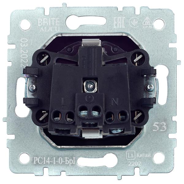Priză IEK BR-R14-16-K53 230 V/ Type-F/ Graphite photo 5 Priză IEK BR-R14-16-K53 230 V/ Type-F/ Graphite photo 5