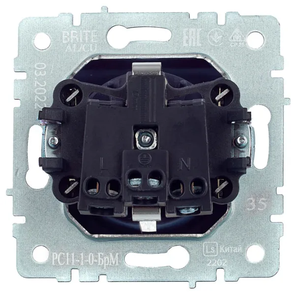 Priză IEK BR-R11-16-K35 230 V/ Type-F/ Sea wave photo 4 Priză IEK BR-R11-16-K35 230 V/ Type-F/ Sea wave photo 4