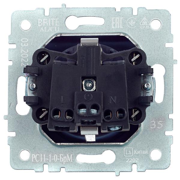 Priză IEK BR-R11-16-K35 230 V/ Type-F/ Sea wave photo 4 Priză IEK BR-R11-16-K35 230 V/ Type-F/ Sea wave photo 4