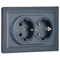 Priză IEK BR-R21-16-K35-F 230 V/ Type-F/ Sea wave