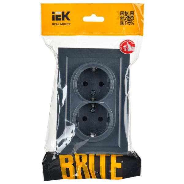 Priză IEK BR-R21-16-K35-F 230 V/ Type-F/ Sea wave photo 3 Priză IEK BR-R21-16-K35-F 230 V/ Type-F/ Sea wave photo 3