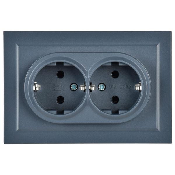 Priză IEK BR-R21-16-K35-F 230 V/ Type-F/ Sea wave photo 5 Priză IEK BR-R21-16-K35-F 230 V/ Type-F/ Sea wave photo 5