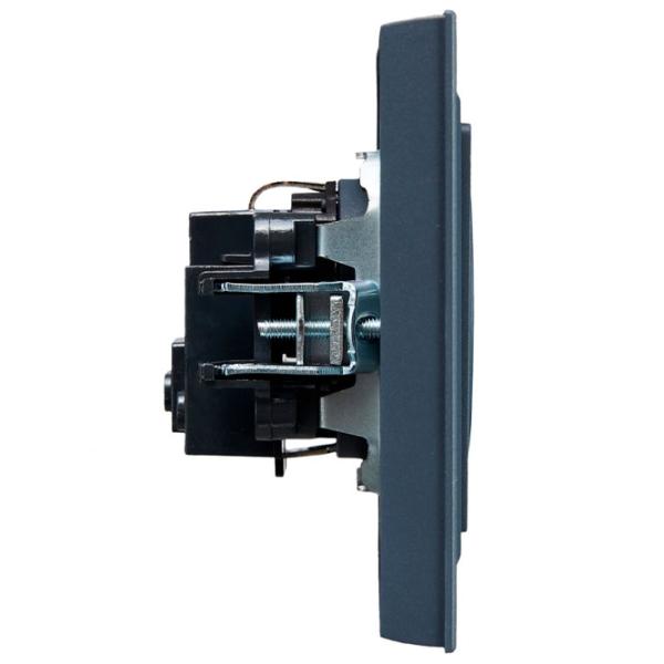 Priză IEK BR-R14-16-K35-F 230 V/ Type-F/ Sea wave photo 3 Priză IEK BR-R14-16-K35-F 230 V/ Type-F/ Sea wave photo 3