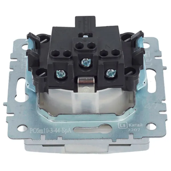 Priză IEK BR-R16-16-44-K47 230 V/ Type-F/ Silver photo 4 Priză IEK BR-R16-16-44-K47 230 V/ Type-F/ Silver photo 4