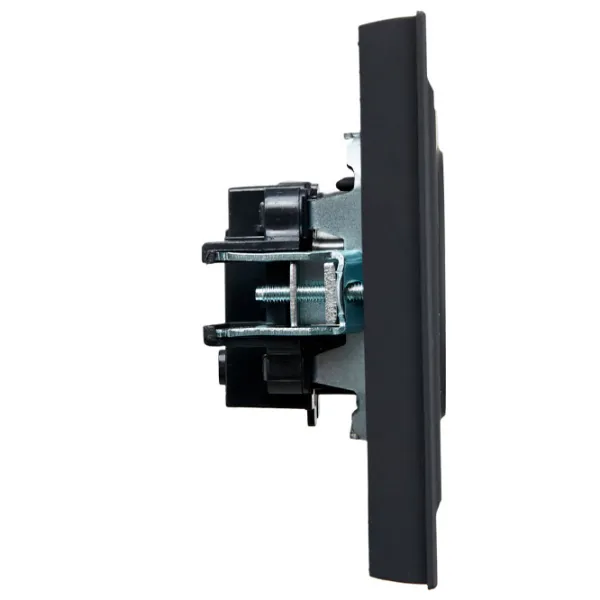Priză IEK BR-R10-10-K53 230 V/ Type-F/ Graphite photo 2 Priză IEK BR-R10-10-K53 230 V/ Type-F/ Graphite photo 2