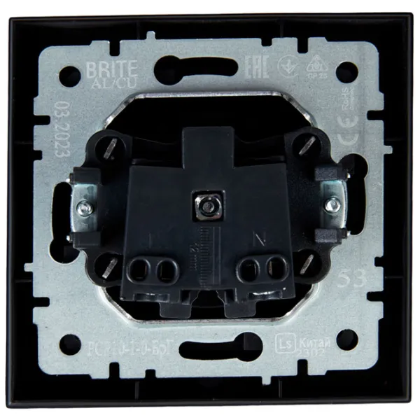Priză IEK BR-R10-10-K53 230 V/ Type-F/ Graphite photo 4 Priză IEK BR-R10-10-K53 230 V/ Type-F/ Graphite photo 4