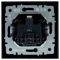 Priză IEK BR-R14-16-K53-F 230 V/ Type-F/ Graphite photo 3