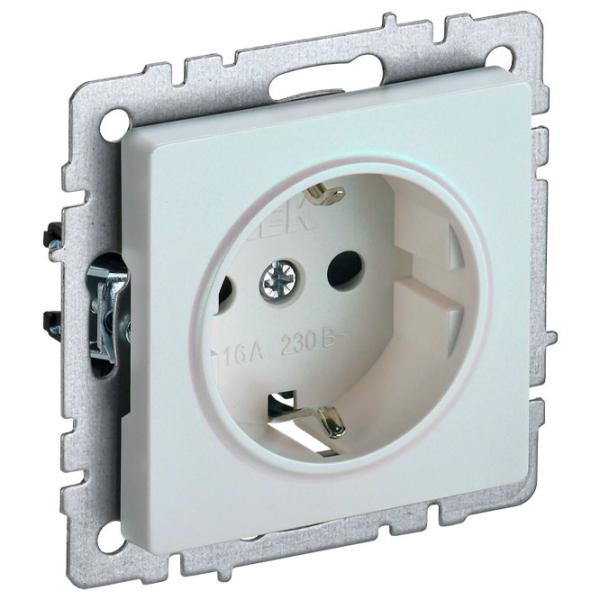 Priză IEK BR-R14-16-K36 230 V/ Type-F/ Pearl photo 1 Priză IEK BR-R14-16-K36 230 V/ Type-F/ Pearl photo 1