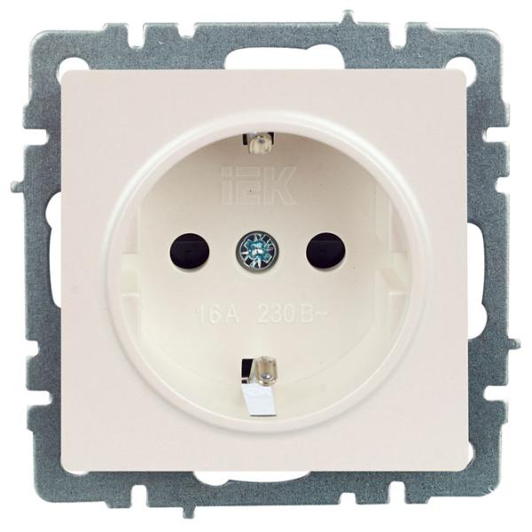 Priză IEK BR-R14-16-K36 230 V/ Type-F/ Pearl photo 2 Priză IEK BR-R14-16-K36 230 V/ Type-F/ Pearl photo 2