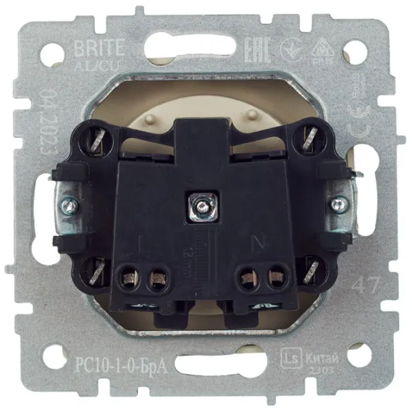 Розетка IEK BR-R10-10-K47 230 В/ Type-F/ Серебристый photo 3 Розетка IEK BR-R10-10-K47 230 В/ Type-F/ Серебристый photo 3
