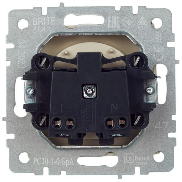 Розетка IEK BR-R10-10-K47 230 В/ Type-F/ Серебристый photo 3 Розетка IEK BR-R10-10-K47 230 В/ Type-F/ Серебристый photo 3