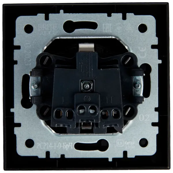 Priză IEK BR-R14-16-K02-F 230 V/ Type-F/ Black photo 5 Priză IEK BR-R14-16-K02-F 230 V/ Type-F/ Black photo 5