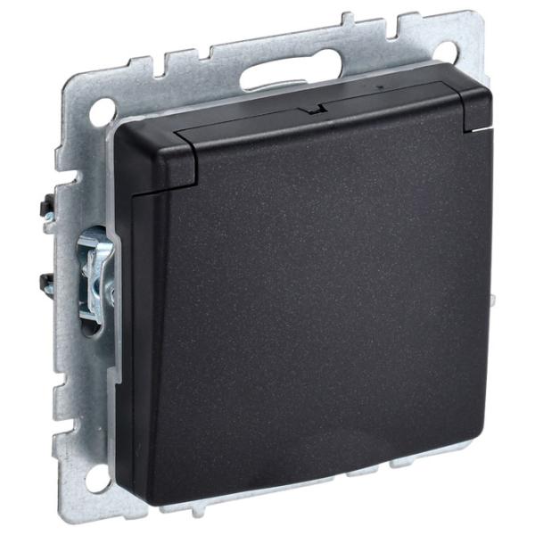 Priză IEK BR-R16-16-44-K02 230 V/ Type-F/ Black photo 1 Priză IEK BR-R16-16-44-K02 230 V/ Type-F/ Black photo 1