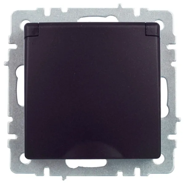 Priză IEK BR-R16-16-44-K02 230 V/ Type-F/ Black photo 2 Priză IEK BR-R16-16-44-K02 230 V/ Type-F/ Black photo 2