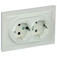 Розетка IEK BR-R21-16-K36-F 230 В/ Type-F/ Pearl