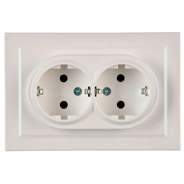 Priză IEK BR-R21-16-K36-F 230 V/ Type-F/ Pearl photo 2 Priză IEK BR-R21-16-K36-F 230 V/ Type-F/ Pearl photo 2