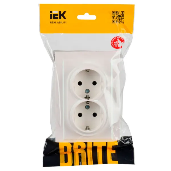 Priză IEK BR-R21-16-K36-F 230 V/ Type-F/ Pearl photo 5 Priză IEK BR-R21-16-K36-F 230 V/ Type-F/ Pearl photo 5