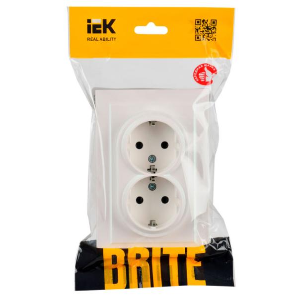 Priză IEK BR-R21-16-K36-F 230 V/ Type-F/ Pearl photo 5 Priză IEK BR-R21-16-K36-F 230 V/ Type-F/ Pearl photo 5
