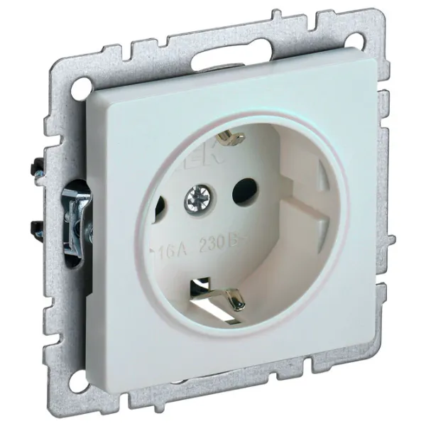 Priză IEK BR-R11-16-K36 230 V/ Type-F/ Pearl photo 1 Priză IEK BR-R11-16-K36 230 V/ Type-F/ Pearl photo 1