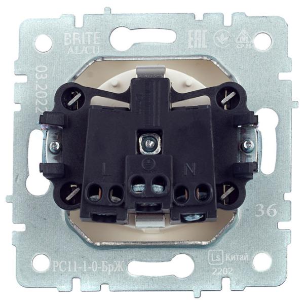 Priză IEK BR-R11-16-K36 230 V/ Type-F/ Pearl photo 5 Priză IEK BR-R11-16-K36 230 V/ Type-F/ Pearl photo 5