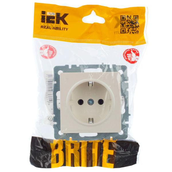 Priză IEK BR-R11-16-K36 230 V/ Type-F/ Pearl photo 6 Priză IEK BR-R11-16-K36 230 V/ Type-F/ Pearl photo 6