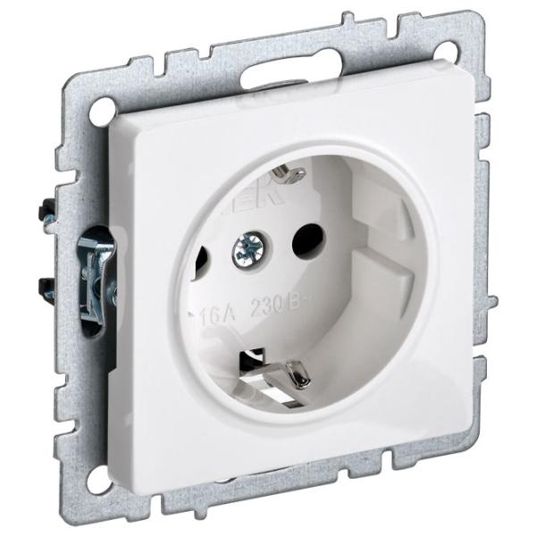 Розетка IEK BR-R11-16-K01 230 В/ Type-F/ White photo 1 Розетка IEK BR-R11-16-K01 230 В/ Type-F/ White photo 1