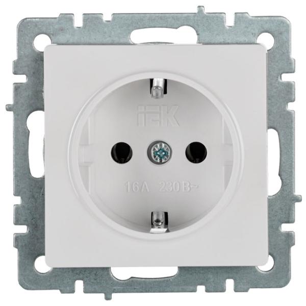 Розетка IEK BR-R11-16-K01 230 В/ Type-F/ White photo 2 Розетка IEK BR-R11-16-K01 230 В/ Type-F/ White photo 2
