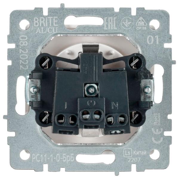Розетка IEK BR-R11-16-K01 230 В/ Type-F/ White photo 4 Розетка IEK BR-R11-16-K01 230 В/ Type-F/ White photo 4
