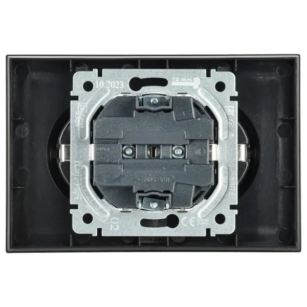 Priză IEK BR-R21-16-K02-F 230 V/ Type-F/ Black photo 4 Priză IEK BR-R21-16-K02-F 230 V/ Type-F/ Black photo 4