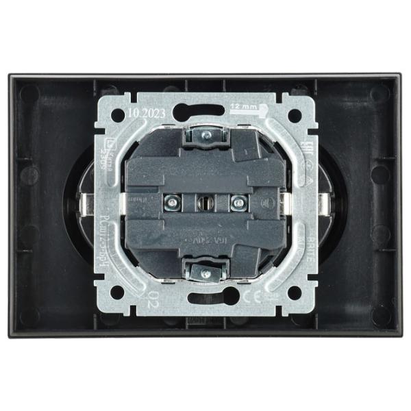 Priză IEK BR-R21-16-K02-F 230 V/ Type-F/ Black photo 4 Priză IEK BR-R21-16-K02-F 230 V/ Type-F/ Black photo 4