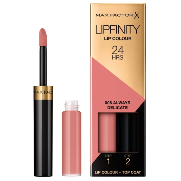 Губная помада Max Factor NEW LIPFINITY LIQUID LIPSTICK Стик с апликатором/ Нюдово-розовый photo 1