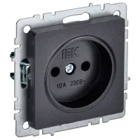 Розетка IEK BR-R10-10-K02 230 В/ Type-F/ Black