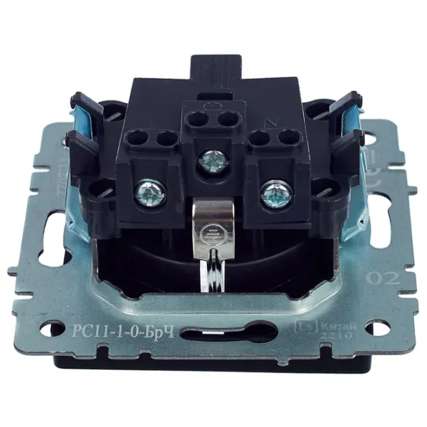 Priză IEK BR-R11-16-K02 230 V/ Type-F/ Black photo 2 Priză IEK BR-R11-16-K02 230 V/ Type-F/ Black photo 2