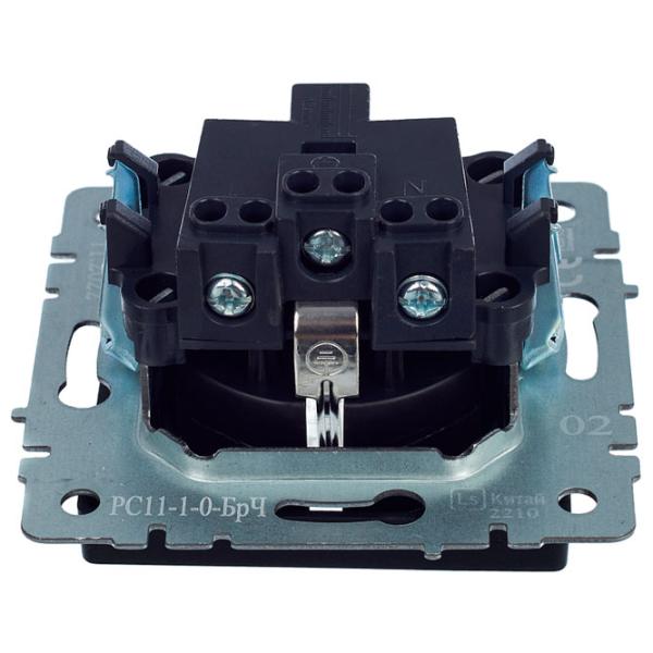 Priză IEK BR-R11-16-K02 230 V/ Type-F/ Black photo 2 Priză IEK BR-R11-16-K02 230 V/ Type-F/ Black photo 2