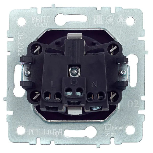 Priză IEK BR-R11-16-K02 230 V/ Type-F/ Black photo 3 Priză IEK BR-R11-16-K02 230 V/ Type-F/ Black photo 3