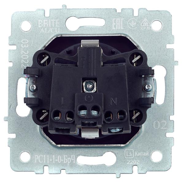 Priză IEK BR-R11-16-K02 230 V/ Type-F/ Black photo 3 Priză IEK BR-R11-16-K02 230 V/ Type-F/ Black photo 3