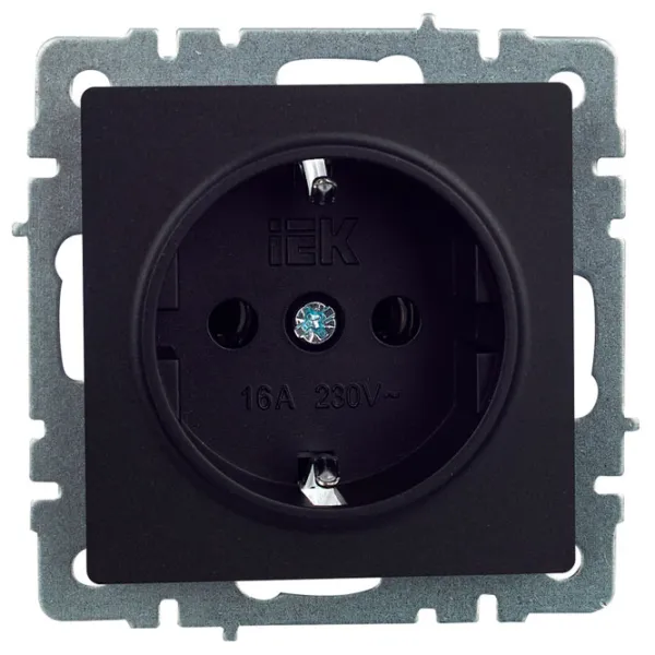 Priză IEK BR-R11-16-K02 230 V/ Type-F/ Black photo 6 Priză IEK BR-R11-16-K02 230 V/ Type-F/ Black photo 6