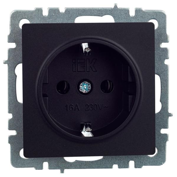 Priză IEK BR-R11-16-K02 230 V/ Type-F/ Black photo 6 Priză IEK BR-R11-16-K02 230 V/ Type-F/ Black photo 6