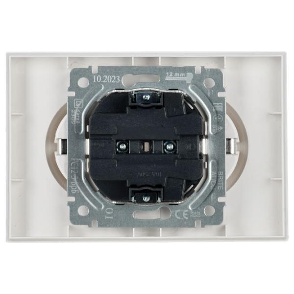 Розетка IEK BR-R21-16-K01-F 230 В/ Type-F/ White photo 5 Розетка IEK BR-R21-16-K01-F 230 В/ Type-F/ White photo 5